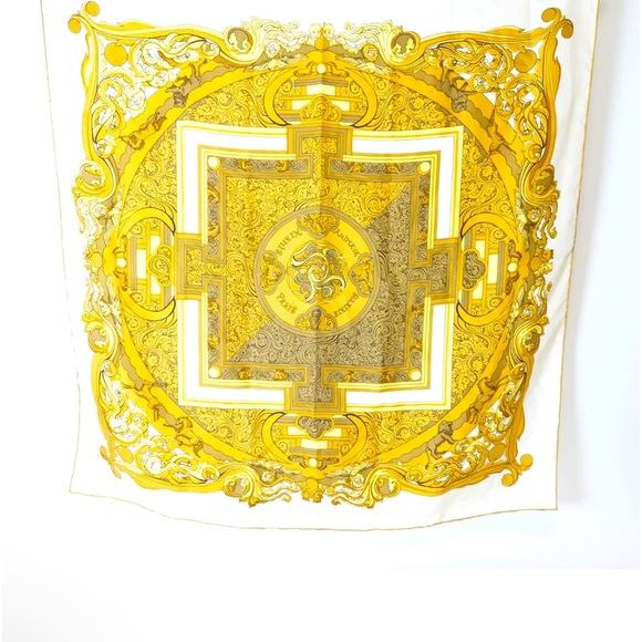 Hermes Accessories - EUC$585 HERMES Gold SCARF